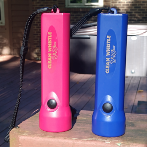 Blue & Pink Diving Referee Whistle